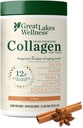 Great Lakes Wellness Collagen Peptides Powder for Skin, Hair, Nails, Joints & Digestion - Chai Flavored - Quick Dissolve Hydrolyzed, Non-GMO, Kosher - 10 oz 2