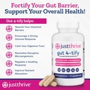 Just Thrive Gut 4-tify - Gut Health Supplements for Women and Men - Anti Bloat, 90 Vegetable Capsules 5