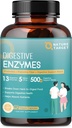 NATURE TARGET Digestive Enzymes for Women-Men for Digestion with Probiotics & Prebiotics for Gut Health & Immune Support, Help Protein, Carb, Fiber, & Dairy Digestion 2