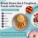 NATURE TARGET Digestive Enzymes for Women-Men for Digestion with Probiotics & Prebiotics for Gut Health & Immune Support, Help Protein, Carb, Fiber, & Dairy Digestion 3