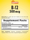 Sundance Vitamin B-12 | 500mcg | 90 Vegetarian Tablets | Essential Vitamin Supplement | Non-GMO and Gluten Free Formula 3