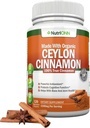 Organic Ceylon Cinnamon 1200 mg | 120 Vegan Capsules | True Cinnamomum verum from Sri Lanka | Non-GMO, Third-Party Lab Tested, Low Coumarin, GMP Certified 2