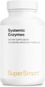 Supersmart Systemic Enzymes (High Potency) - with Bromelain, Protease, Lipase, Trypsin, Chymotrypsin, Peptidase, Pancreatin - Proteolytic Enzymes Complex | Non-GMO & Gluten Free - 100 DR Capsules 2