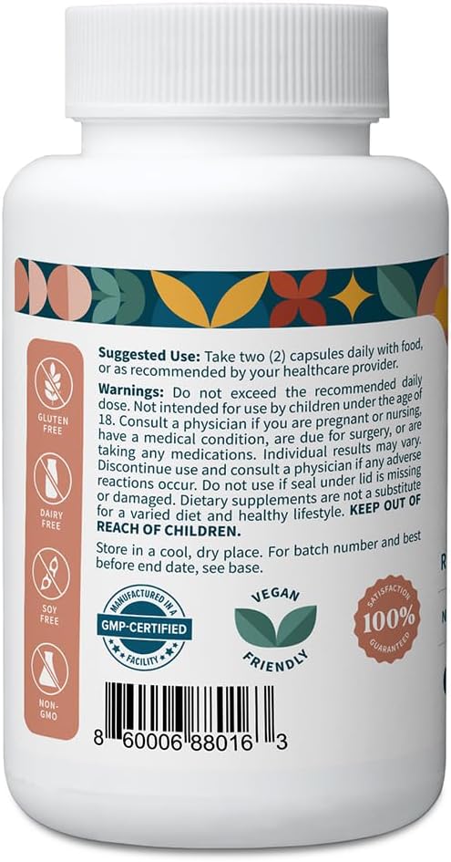 Pattern Wellness Maca Root for Men & Women - 10,000mg - Natural Mood & Wellness Enhancer - Unique Optimum Blend for Fertility, Reproductive & Whole Body Health - 60 Vegan Capsules 3