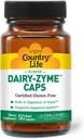 Country Life Dairy-Zyme - Digestive Enzymes for Dairy Relief - Lactase Enzyme Supplement for Lactose Intolerance - 6000 Lactase Units - Gluten-Free, Non-GMO - 50 Vegan Capsules 2