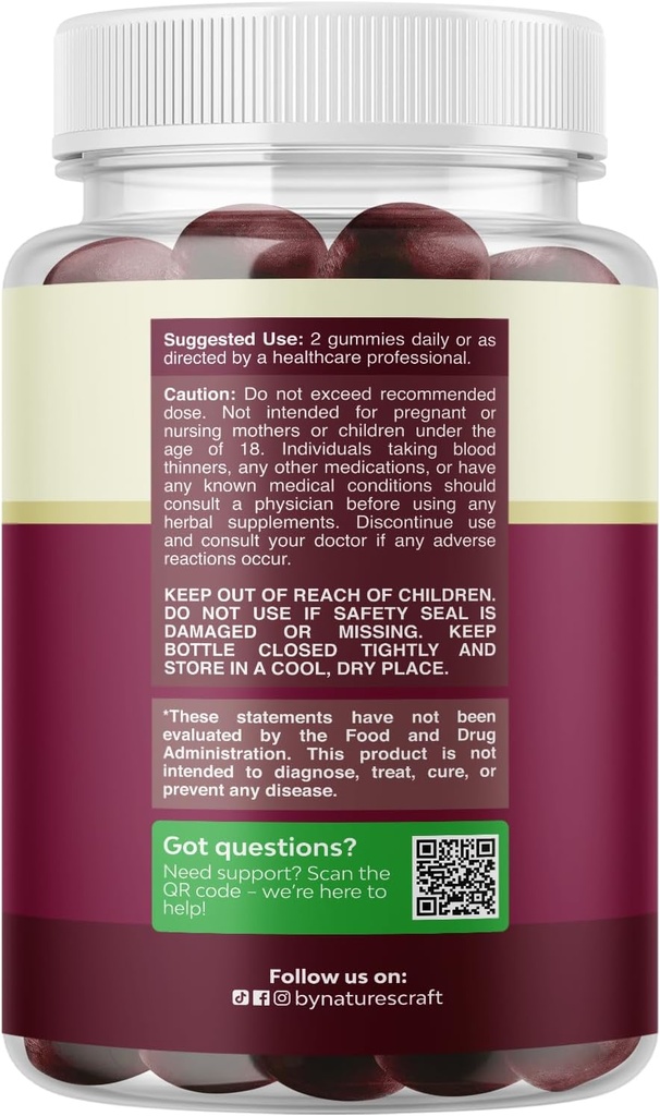 Flow Boosting Beet Root Gummies - Invigorating Beet Gummies for Adults Nitric Oxide Energy & Heart Health Support with Grapeseed Pomegranate & Vitamin B12 - Vegan Non-GMO & Gluten Free (1 Month) 3