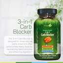Irwin Naturals Maximum Strength 3-in-1 Carb Blocker - Neutralize Carbohydrates - 75 Liquid Softgels 6