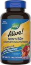 Nature’s Way Alive! Men’s 50+ Complete Multivitamin, Supports Multiple Body Systems*, Supports Cellular Energy*, High Potency B-Vitamins, Gluten-Free, 130 Tablets (Packaging May Vary) 2