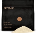 ProMix Nutrition Whey Protein Isolate Powder, 30g Grass Fed Whey Isolate, 6.6g BCAAs, Gluten Free, Keto Friendly, Unflavored - 2.5 Pound (Pack of 1) 2
