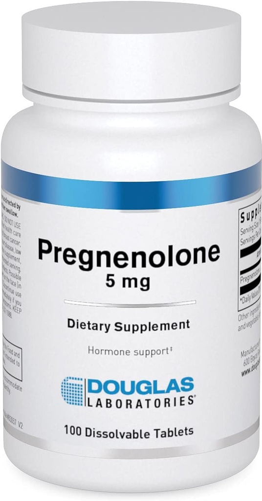 Douglas Laboratories Pregnenolone 5 mg | Nutritional Supplement | Brain, Ovaries, Liver, Hormone Support* | 100 Tablets 2