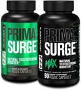 Jacked Factory Testosterone Booster for Men PRIMASURGE - w/Tongkat Ali, PrimaVie, Ashwagandha (60 Capsules) & Primasurge Max Mens Testosterone Booster (90 Capsules) 2