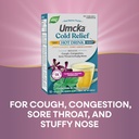 Nature's Way Cold Relief Hot Drink, Umcka, Homeopathic, Clinically Proven Pelargonium Sidoides 1X, for Cough, Congestion, Sore Throat, Stuffy Nose, Day & Night Formula, 12 Packets (Packaging May Vary) 5
