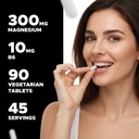 Magnesium Glycinate 1000 mg per Serving Providing 300mg of Elemental Magnesium - 90 Vegetarian Tablets - Chelated Form - Supports Muscle, Joint, and Heart Health* 6