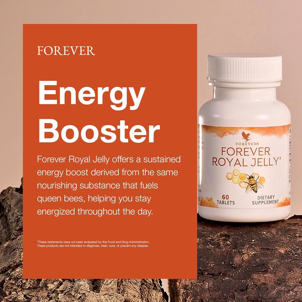 Forever Living - Royal Jelly - Vegetarian-Friendly and Gluten-Free Supplement for Energy and Vitality - 2 Bottles 4