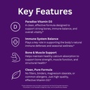 Paradise Herbs Earth's Blend Vitamin D3, Superfoods Base of Probiotics and Organic Alkalizing Greens, Veggies & Berries, 90 Vegetarian Capsules 5