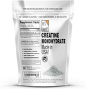 It's Just! - Creatine Monohydrate Powder, Pure Creatine Powder, Made in USA, 3rd Party Lab Tested, 5g Per Serving, Scoop Included, No Fillers, No Added Flavor (Unflavored, 200g / 40 Servings) 3