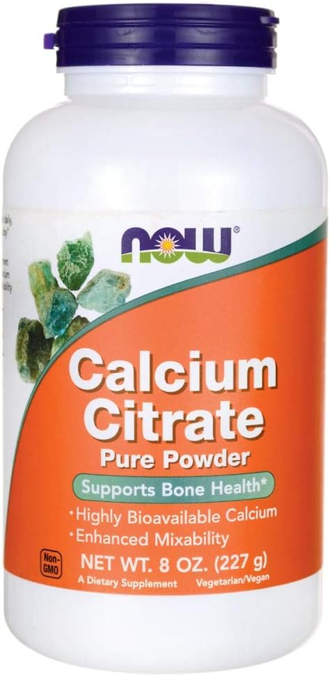 NOW Calcium Citrate, 8-Ounces (Pack of 3) 2