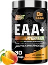 Nutrex Research EAA Hydration | EAAs + BCAA Powder | Muscle Recovery, Strength, Muscle Building, Endurance | 8G Essential Amino Acids + Electrolytes | 30 Servings It's Mango Time 2