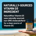 NatureWise Vitamin D3 1000iu (25 mcg) 200-Day Supply for Immune Support, Healthy Muscle Function, and Bone Health - Non-GMO, Gluten Free in Organic Extra Virgin Olive Oil, (Mini Softgel), 200 Count 5