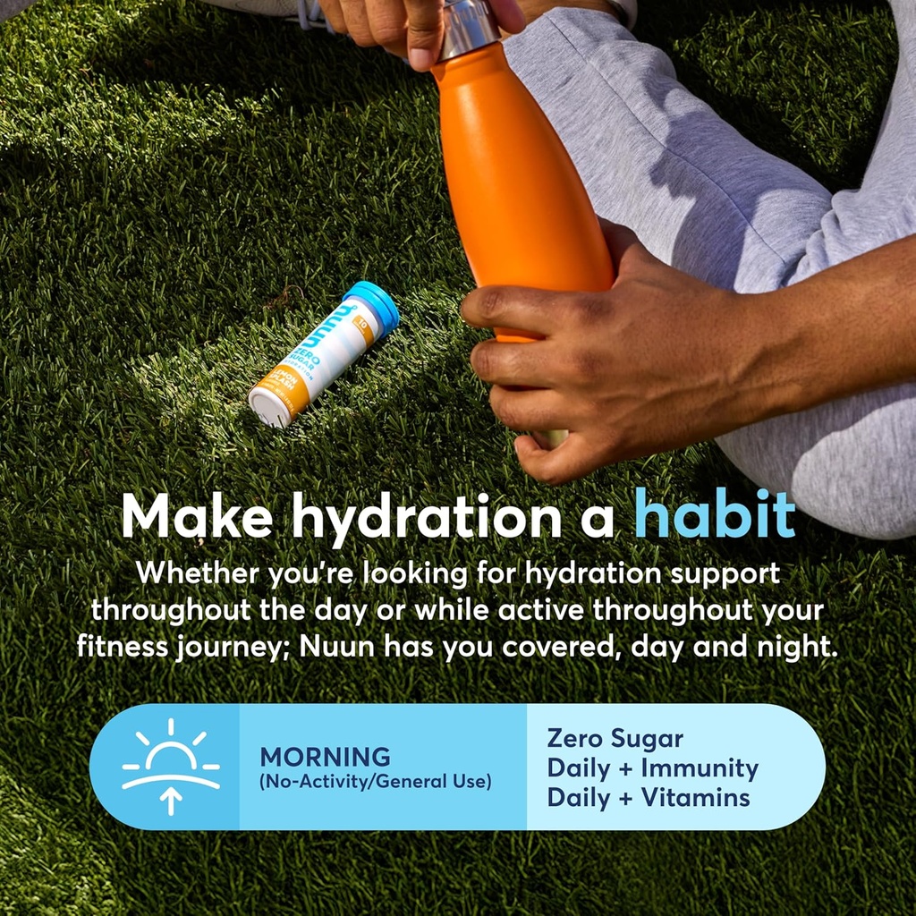 Nuun Zero Sugar Hydration Electrolyte Tablets - Sodium, Potassium, Chloride, Calcium, Magnesium, Light & Delicious Fruit Flavors, No Sugar, Gluten Free, Vegan, Mixed Citrus 4 Pack (40 Servings Total) 5