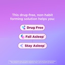 OLLY Kids Sleep Gummy, 0.5mg Melatonin, L Theanine, Chamomile, and Lemon Balm, Childrens Chewable Supplement, Raspberry - 50 Count 4