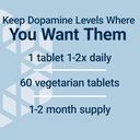 Life Extension Dopa-Mind™, Dopamine Support Supplement, Supports Cognitive Performance, Healthy Dopamine Production, Gluten-Free, Non-GMO, Vegetarian, 60 Tablets 6