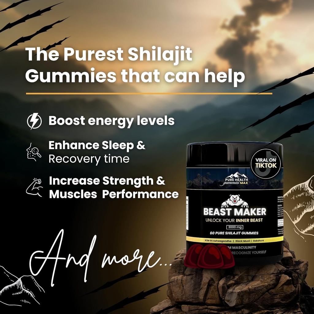 Heightener Gummies + Pure Shilajit Gummies 6