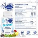 Dopamine Supplements for Men and Women - Contains 500mg Mucuna Pruriens Extract (40% L-DOPA) - 60 Capsules (2 Pack) 3