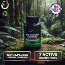 Probiotics & Prebiotics | 435 Billion CFU | Bio Cultures Complex | 120 Vegetarian Capsules for Women & Men - Lactobacillus Acidophilus, Bifidobacterium, Rhamnosus & Reuteri - Advanced Multi-Strain 4