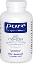 Pure Encapsulations Zinc Chewables | Supplement for Immune System Support, Growth and Development, and Wound Healing | 100 Chewable Tablets | Natural Orange Flavor 2