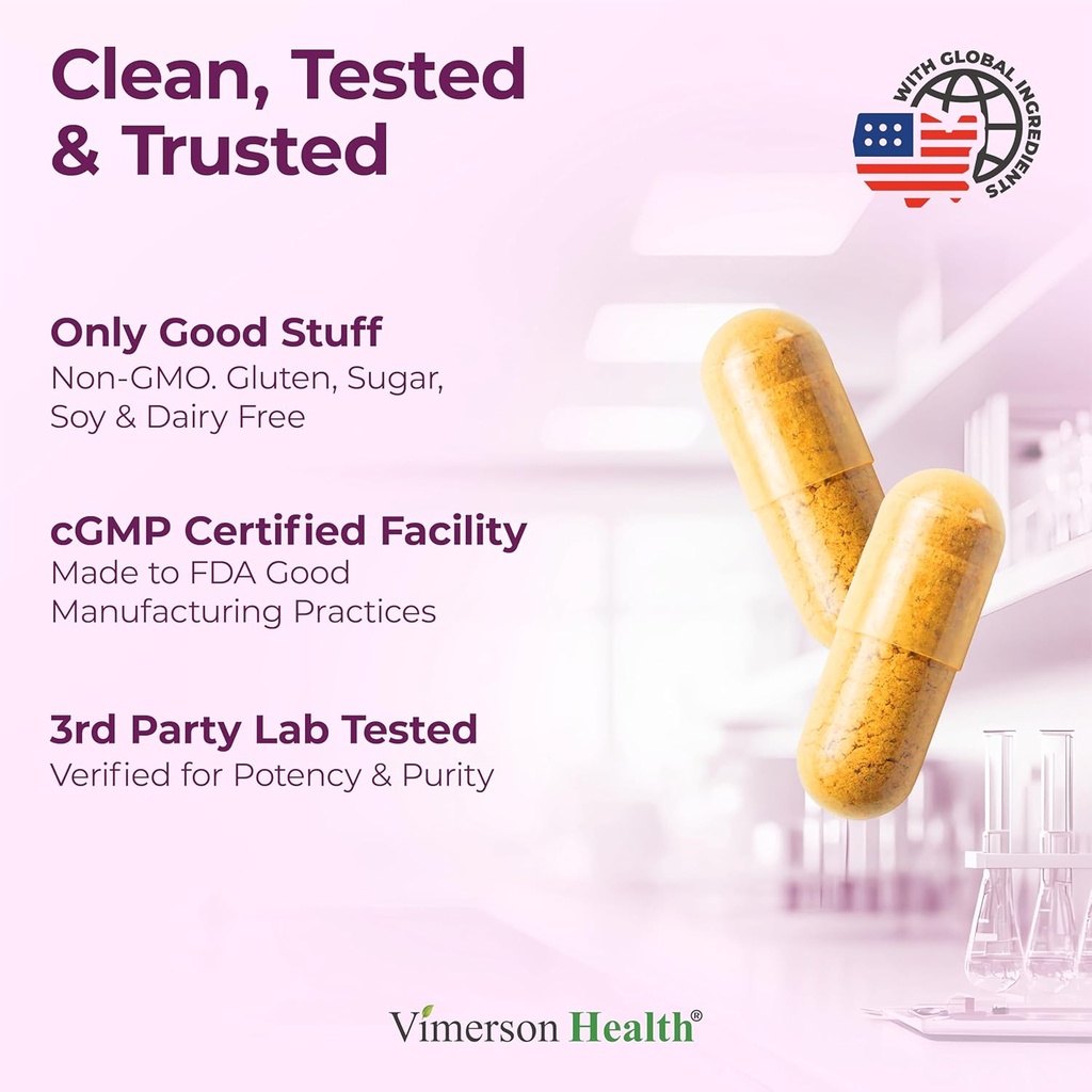 Melatonin Sleep Aid with L Theanine & Valerian Root – Turmeric Supplement – Turmeric Curcumin with Ginger & Black Pepper – L-Theanine & Melatonin 3mg for Sleep, Calm and Stress Relief – 2 Pack 5