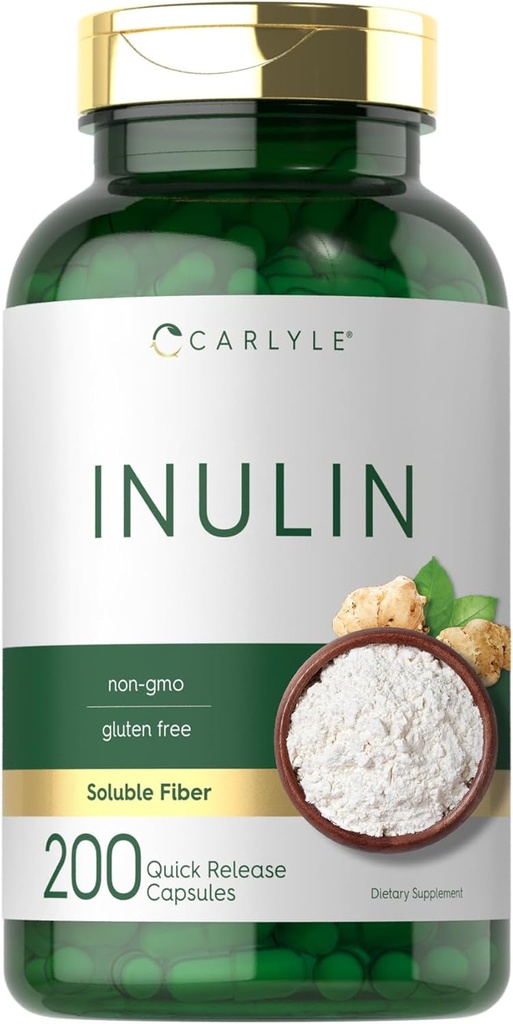 Carlyle Inulin Powder Capsules | 200 Count | Non-GMO and Gluten Free Supplement 2