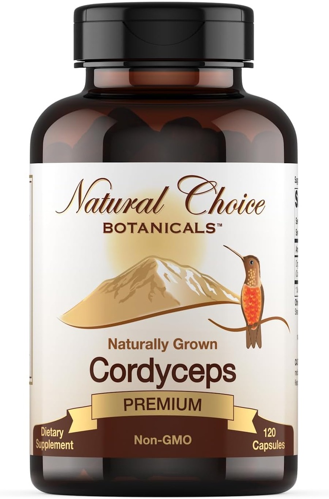 Organic Cordyceps Mushroom Supplement - 120 Capsules 2