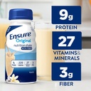 Ensure Original Vanilla Nutrition Shake with Fiber| Meal Replacement Shake | Ready To Drink | 9g Protein, 27 Vitamins and Minerals | 8 fl oz - 24 Pack 4