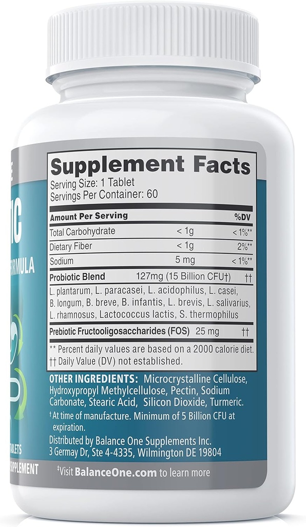 Balance ONE 4-in-1 Bundle | Probiotic, CandAssist, Liver One, SerraDefend | 15 Billion Probiotic | Natural Cleanse with Caprylic Acid | Liver Support with Milk Thistle | Systemic Enzyme Blend 3