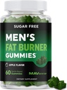 Men’s Fat Burner Gummies for Weight Loss | Green Tea, Green Coffee Bean, Garcinia Cambogia & Ketones | Belly Fat Burner for Men Weight Loss Gummies | Apple Flavored, Pectin-Based | 60 Gummies 2