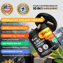 Shilajit Capsules 10 in 1 with Kava Kava - USA Made Himalayan Shilajit for Men with Tongkat Ali, Ashwagandha, Kava Kava for Energy & Immunity Support - 90 Count 3