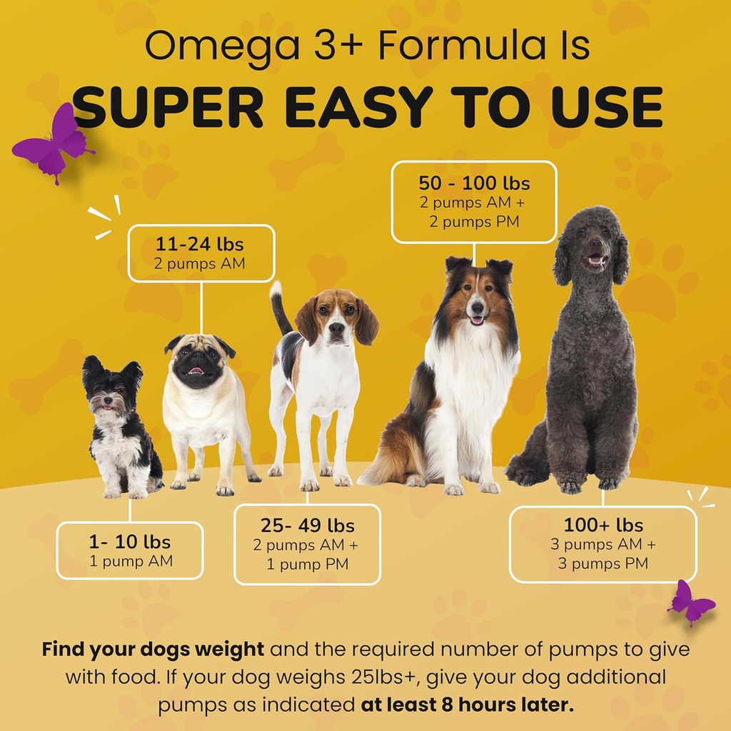 Omega 3 Fish Oil for Dogs Skin and Coat - Wild Alaskan Pollock Oil for Itchy Skin- Omega 3 Fatty Acids for Dogs - Liquid EPA & DHA Supplements - with Zinc, Vitamin C, B2, B7 & E - 16 Fl Oz 4