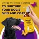 Omega 3 Fish Oil for Dogs Skin and Coat - Wild Alaskan Pollock Oil for Itchy Skin- Omega 3 Fatty Acids for Dogs - Liquid EPA & DHA Supplements - with Zinc, Vitamin C, B2, B7 & E - 16 Fl Oz 5