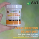AKI Omega 3 DHA Micro Algae Powder Supplements - Plant-Based Keto Vitamin for Inflammation - Alternative to Fish or Krill Oil - Vegan & GMO-Free (1.94oz/55g) 5