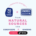 KOS Energizing Blue Spirulina Blend - USDA Certified Organic - B Vitamins, Ashwagandha, Ginseng, Adaptogens, Biotin - Vegan Pre Workout Powder - Caffeinated, Berry Flavored, 28 Servings 3