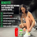 Essential Greens Powder | Optimize Health | Spectra, Organic Matcha, Spirulina, More | Probiotics & Digestion Support, Antioxidants | Stevia Sweetened, Pineapple Paradise, 30 Serv, Non-GMO, Vegan 5
