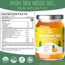 18.5 OZ Sea Moss Gel Strawberry Flavor - Natural Seamoss Gel with 92 Minerals and Vitamins - Non-GMO, Gluten-Free, Vegan - Immune Support 3