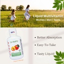 Go Healthy Multivitamin for Kids, Toddlers (1 Bottle) and Multivitamin for Women, Men and Teens (1 Bottle) Vegan, Bundle 4