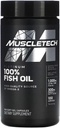 Omega 3 Fish Oil Capsules MuscleTech 100% Omega Fish Oil Burpless Fish Oil Supplement Omega 3 Fatty Acid Supplement Fish Oil 1000mg Pills, 100 Count 3