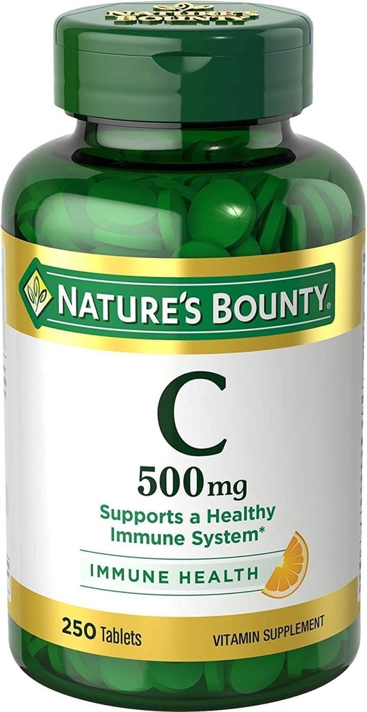 Nature's Bounty Vitamin C 500 mg Tablets 100 ea (Pack of 2) 6