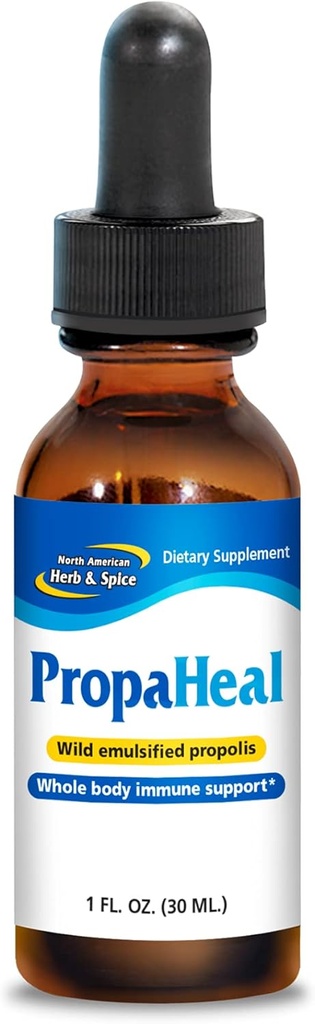 NORTH AMERICAN HERB & SPICE PropaHeal - 1 fl. oz. - Wild, Emulsified Propolis Extract - Immune Support - Non-GMO - 130 Servings 2