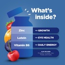 Phytoral Natural Multivitamin for Men Gummies with Zinc - Vitamin D C A & Biotin B6 B12 Full Health Supplement 6