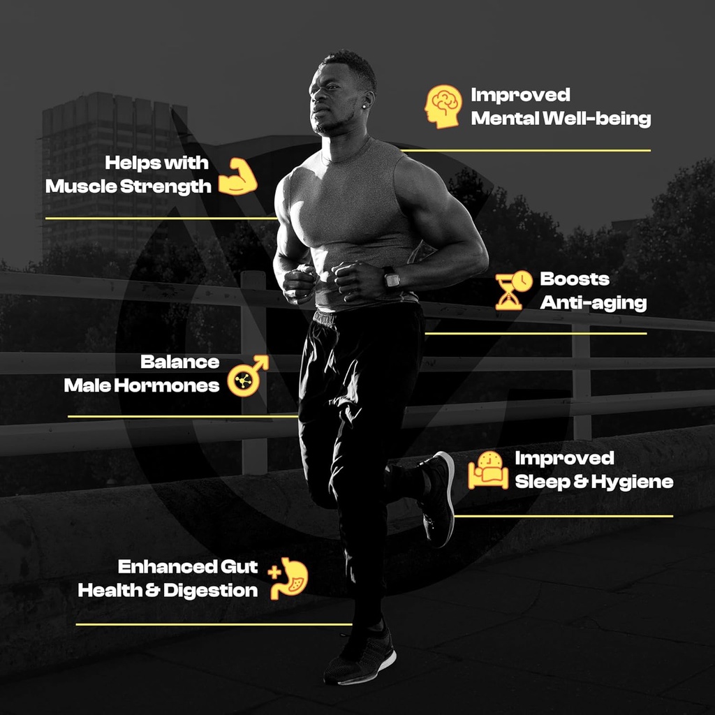 Multivitamins for Men - All in One Pack for Energy and Focus, Mens Vitamins for Mental Performance and Health, Packed with Tongkat Ali, Shilijit, Vitamin C, B3, B1, A, B12, 30 Pk 4