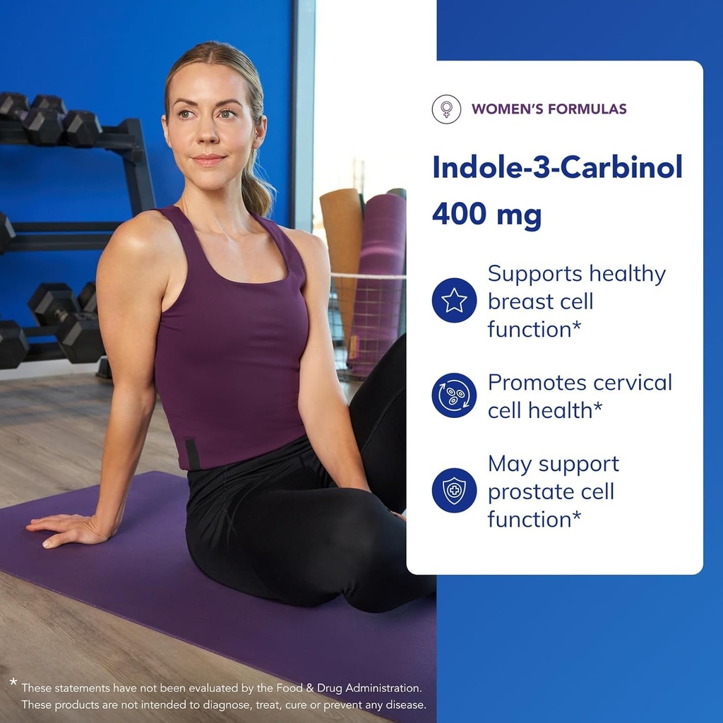Pure Encapsulations Indole-3-Carbinol 400 mg | Supports Healthy Breast, and Cervical Cell Function | 120 Capsules 4